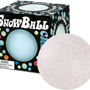 Snowball Stress Relief. Squeeze Fidget Ball for Adults.Slow Rise Portable Desk Ball.Relaxation & Daily Calm Gifts : Toys & Games
