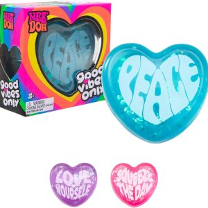 Schylling Needoh Good Vibes Only - Sensory Squeeze Toy - Colors May Vary (1 Per Pack) : Toys & Games