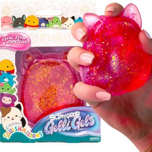 Original Squishmallows? SLIMYGLOOP Pink Gelli Gels?. Slow Rising Sensory Squeeze Toy with Glitter. Gel Filled Fidget Toys : Toys & Games