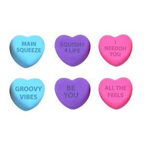 Schylling NeeDoh Color Change Squeeze Heart - Sensory Toy with a Satisfying Dough Filling